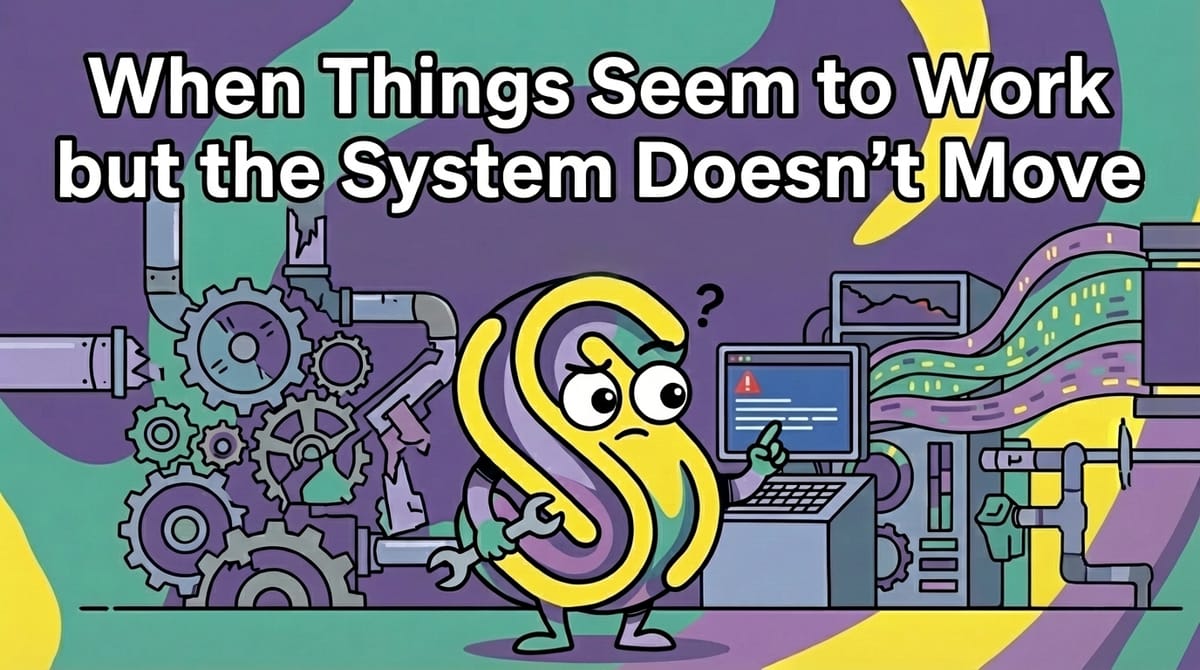 When Things Seem to Work but the System Doesn’t Move